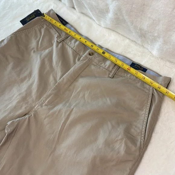 Polo Ralph Lauren Stretch Classic Fit Flat Front Khaki Pants- 42”x34” - Picture 12 of 15
